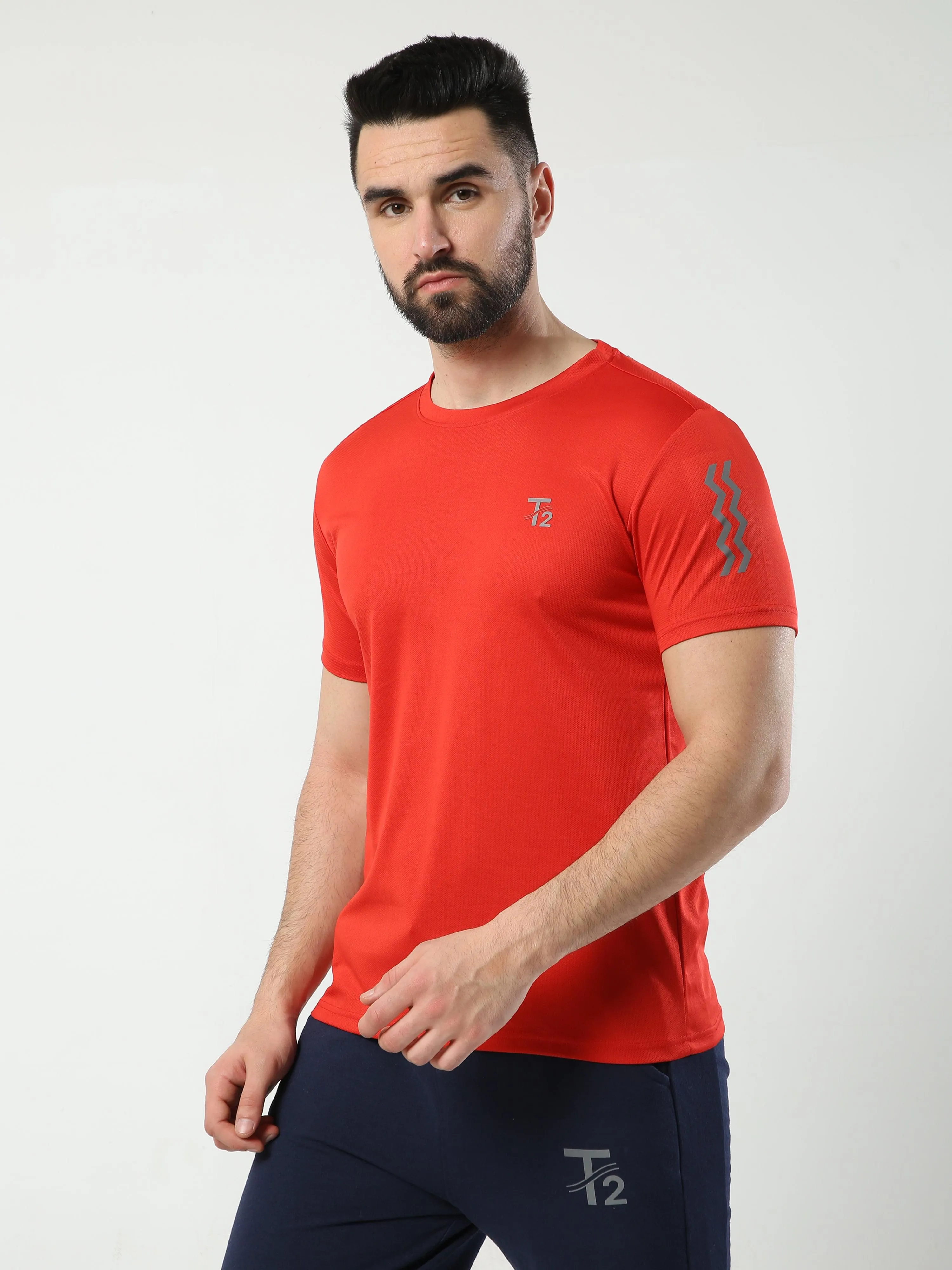 Athleisure Men's Premium T-Shirt - Red