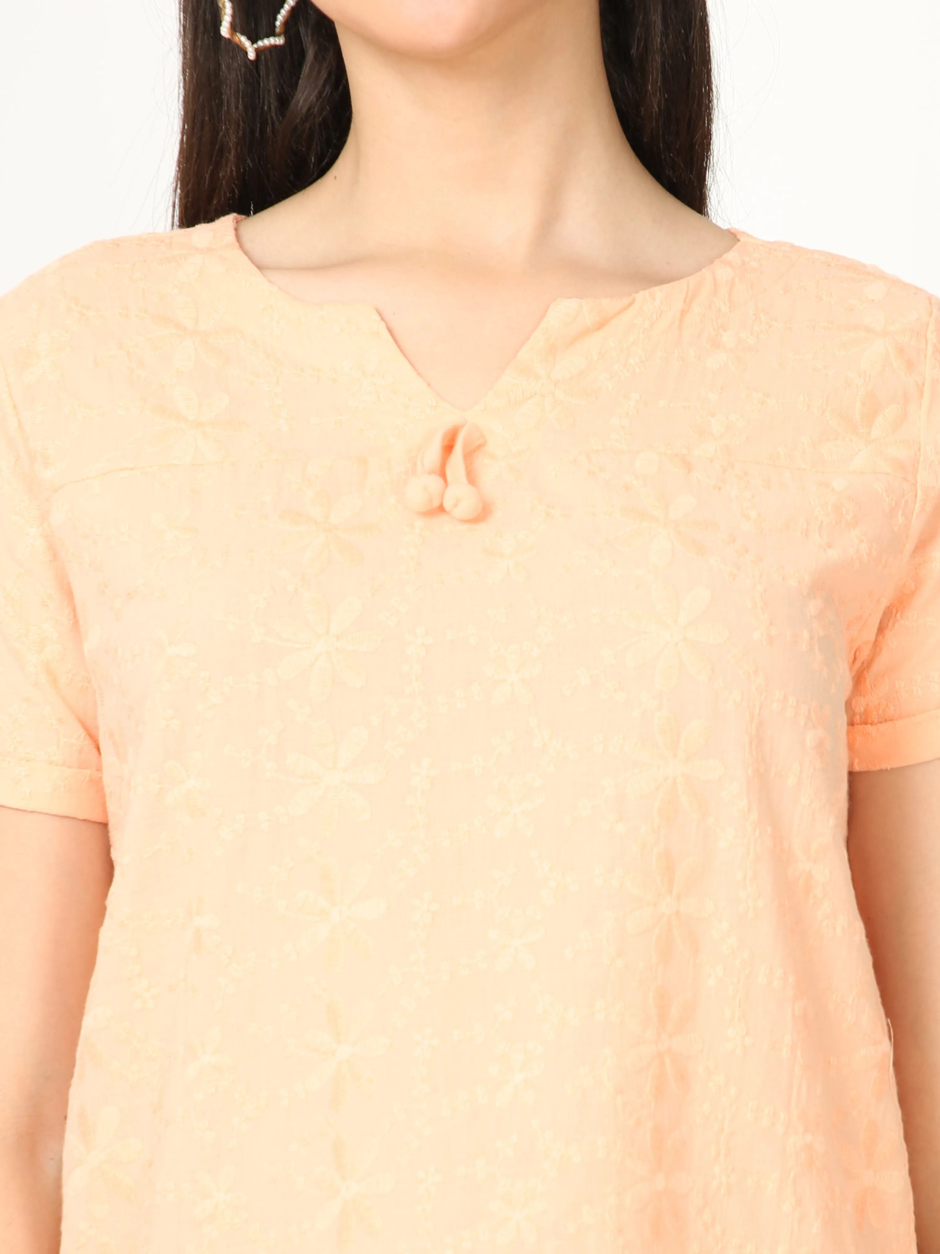 Embro Tangarine Short kurti