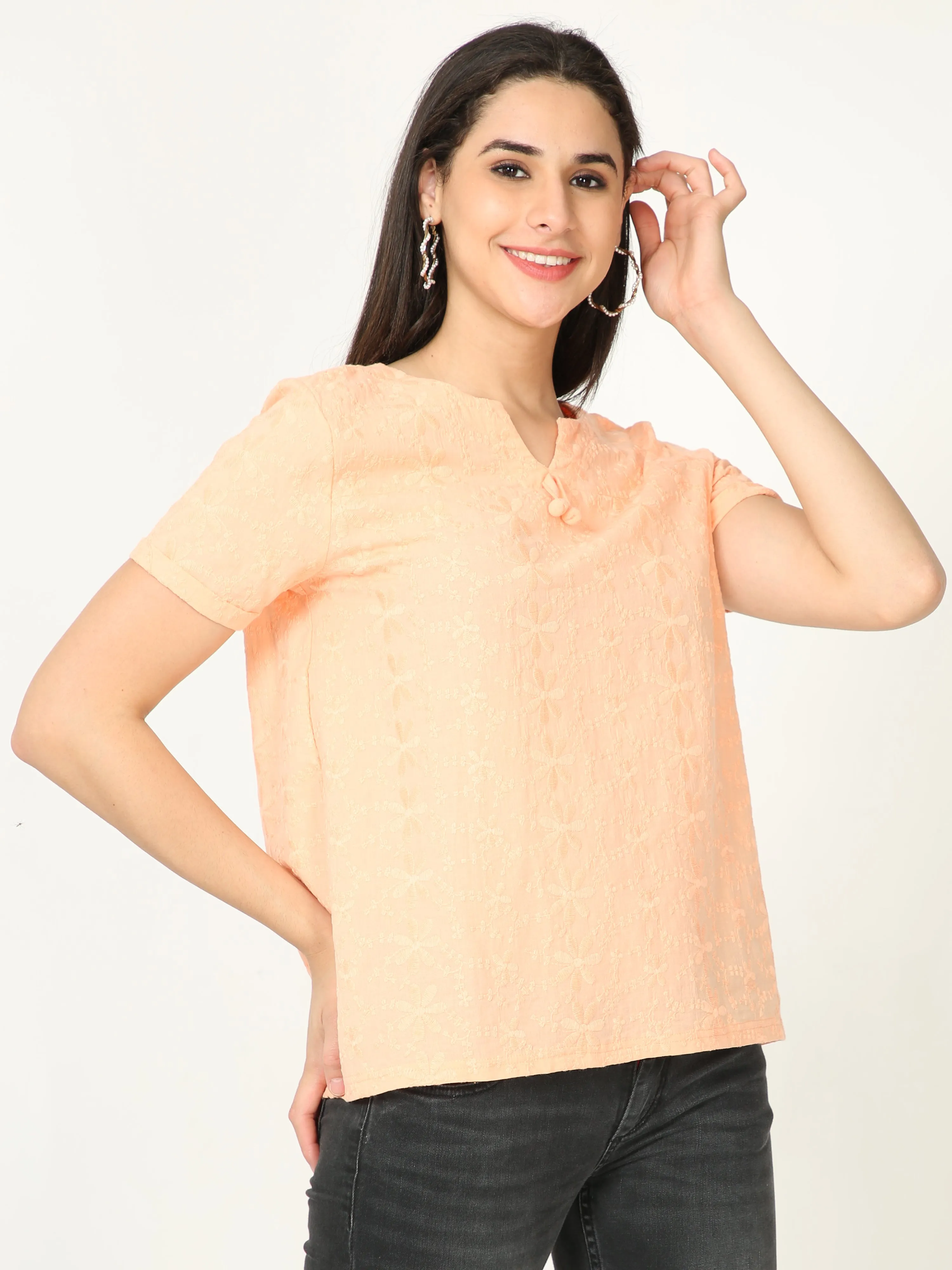 Embro Tangarine Short kurti