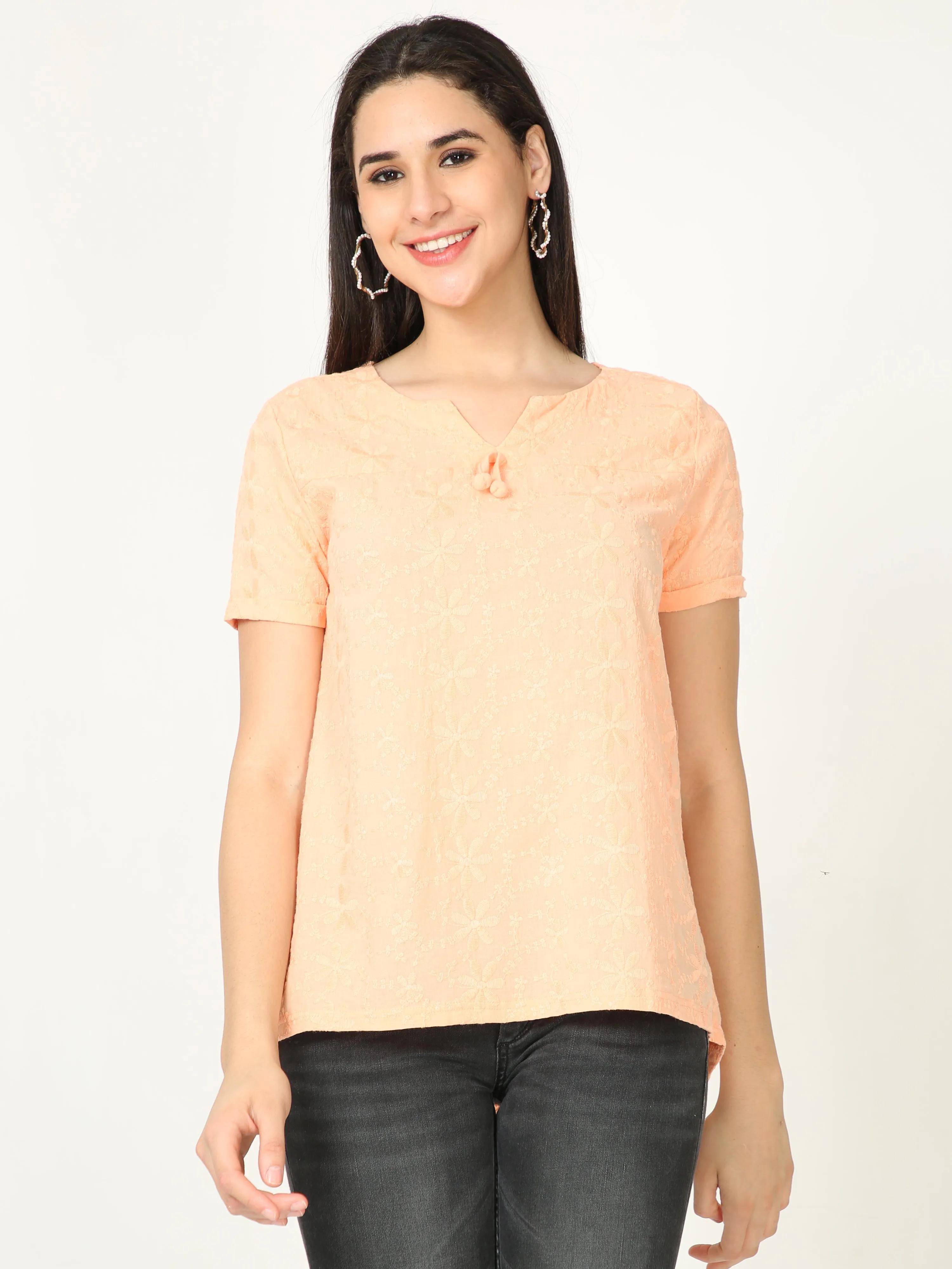 Embro Tangarine Short kurti