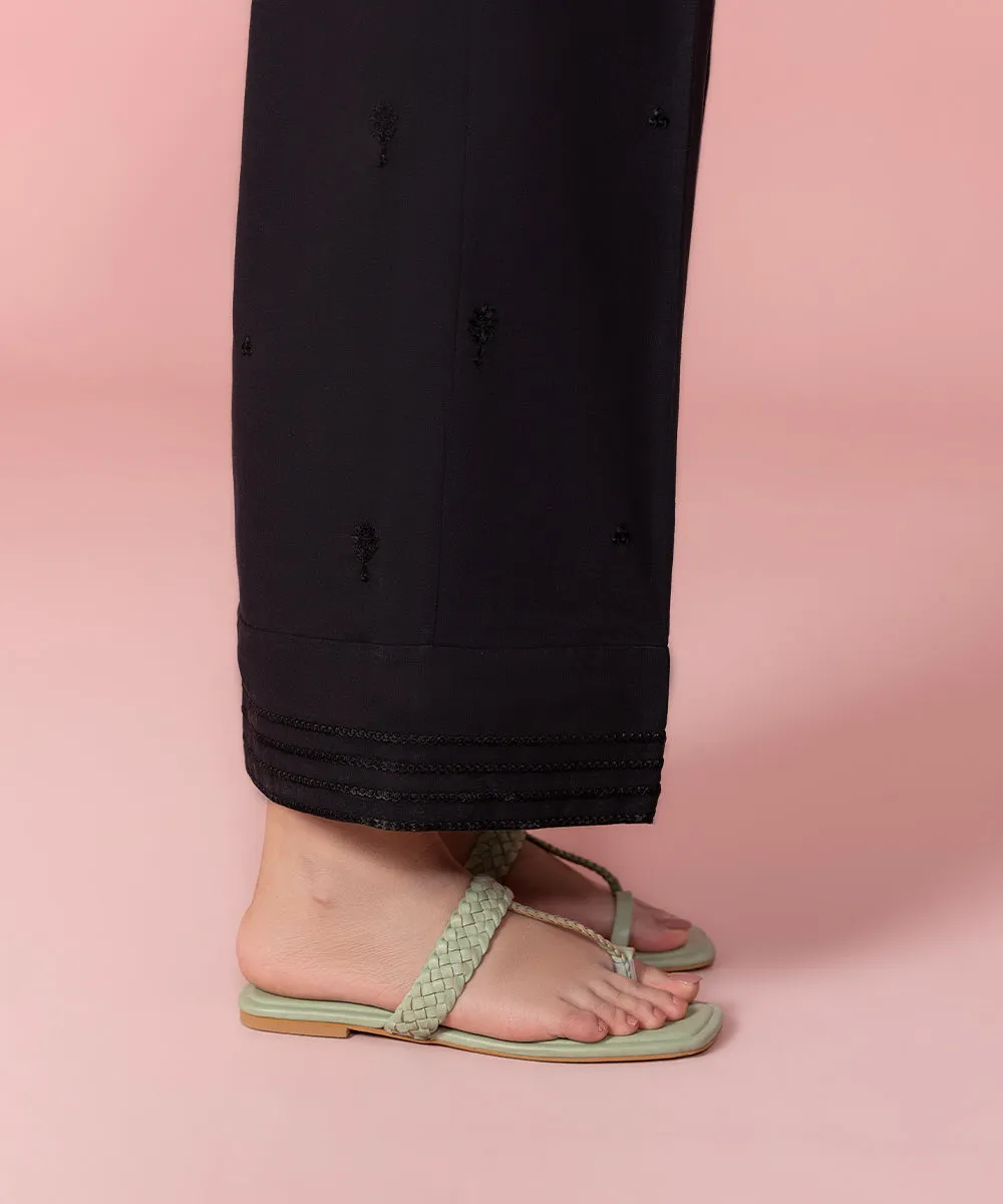 Embroidered Recycled Cotton Culottes