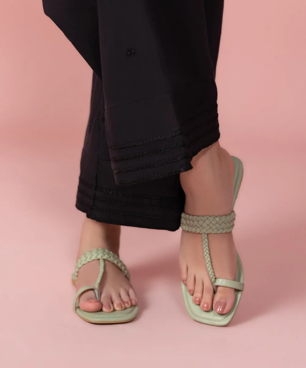 Embroidered Recycled Cotton Culottes