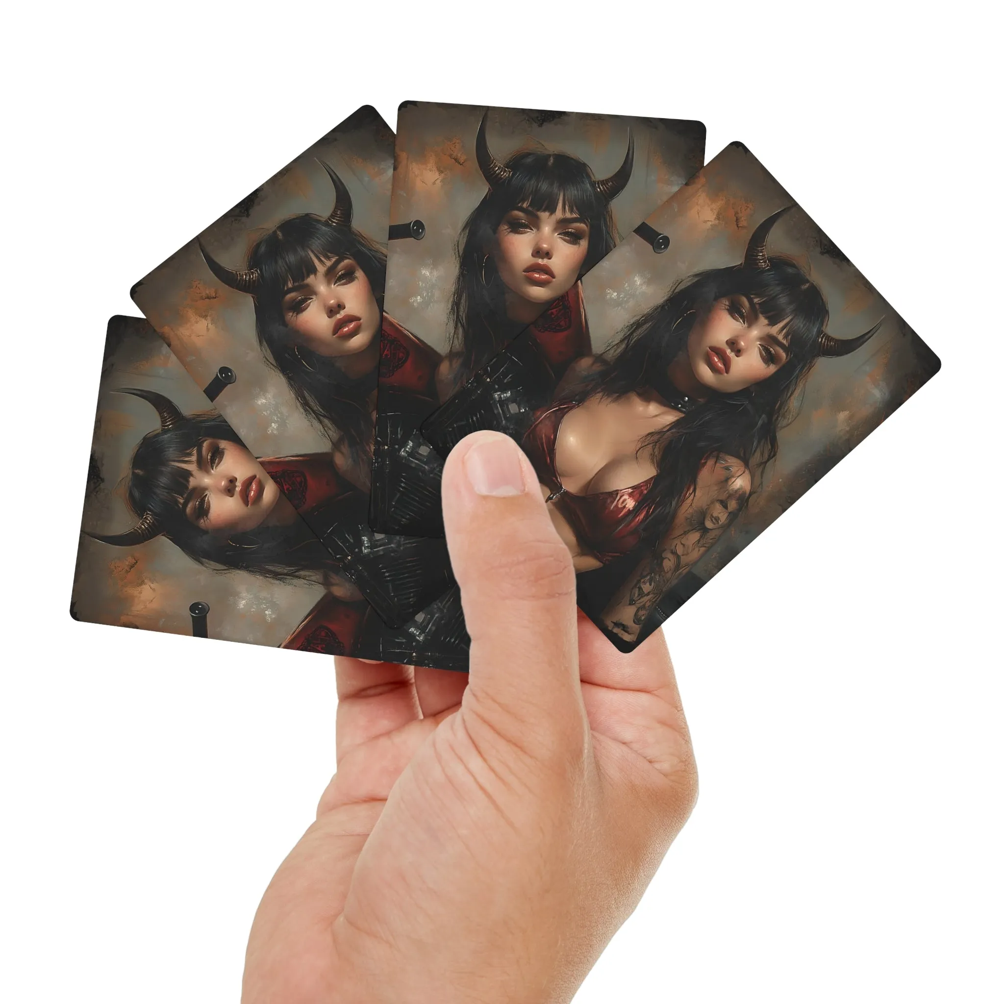 Hell's Vixen Poker Cards Set - Premium Playing Deck for Game Nights