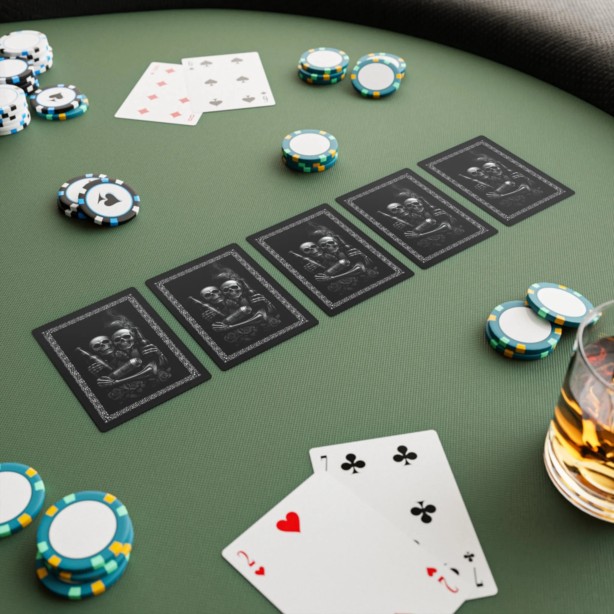 Party Never Ends Poker Cards Set - Premium Playing Deck for Game Nights