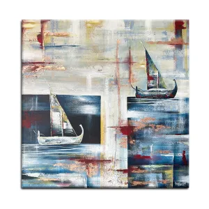 Sails in the Sunset Painting