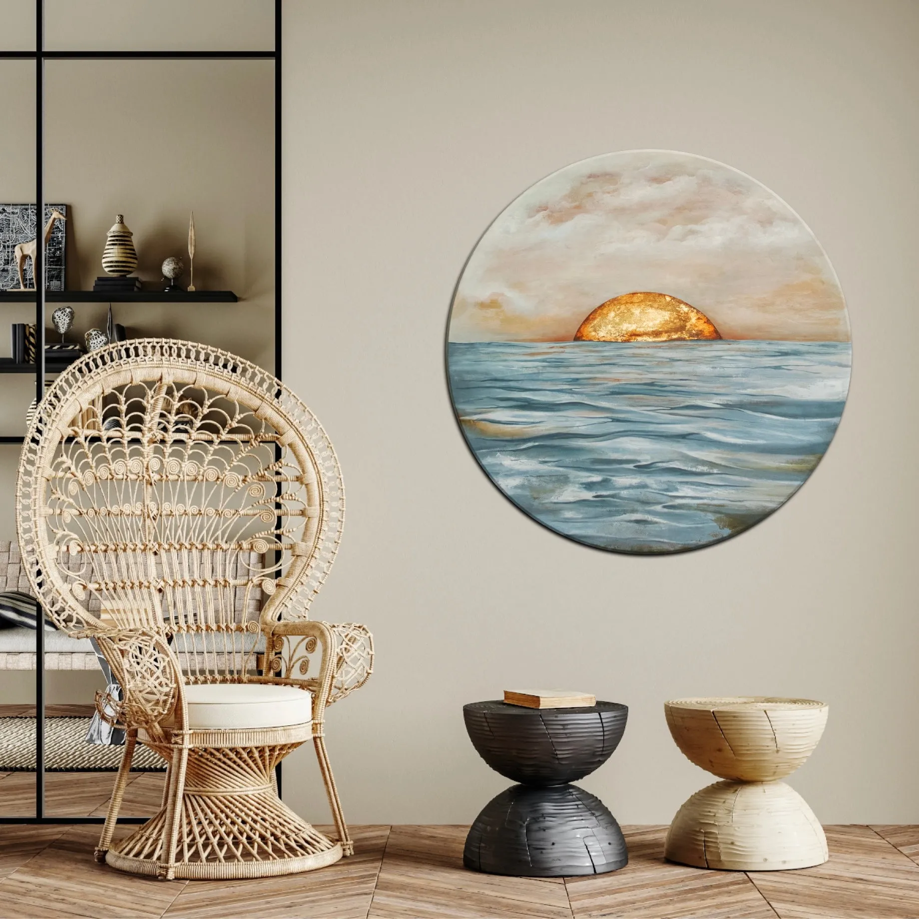 Shimmering Sun Painting
