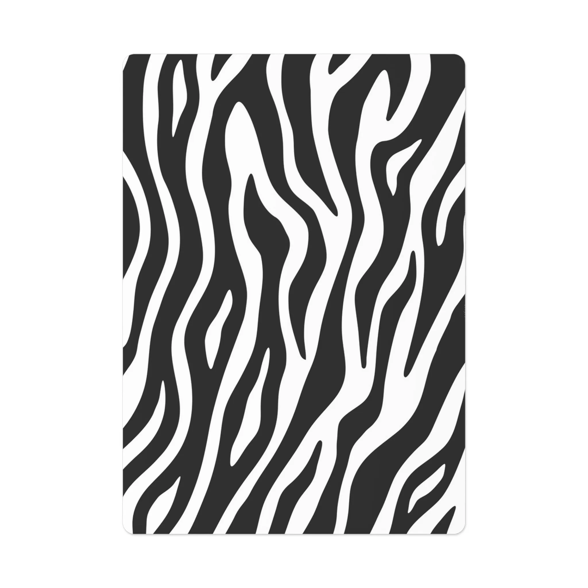 Zebra Print Poker Cards Set - Premium Playing Deck for Game Nights
